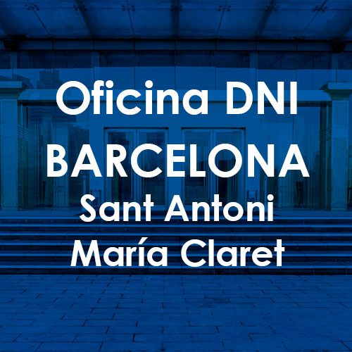 Cita Previa DNI Barcelona-Sant Antoni María Claret