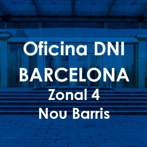 Cita Previa DNI Barcelona-Zonal 4 (Nou Barris)