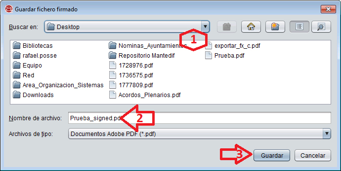Pasos para firmar documentos con AutoFirma